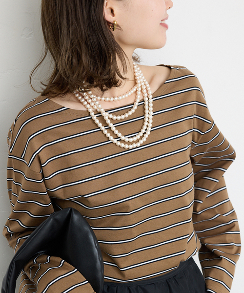 SLOBE IENA（スローブイエナ）の「《追加》SLOBE ロングパールネックレス（ネックレス・レディース・ホワイト・FREE）」の7枚目の写真