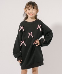 URBAN CHERRY（アーバンチェリー）の「【CHIPIE/シピ】サテンリボンスウェットワンピース（ワンピース・キッズ）」