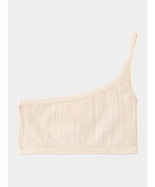 【セール】Cotton One Shoulder Bra(ブラジャー)|KEnTe(ケンテ)