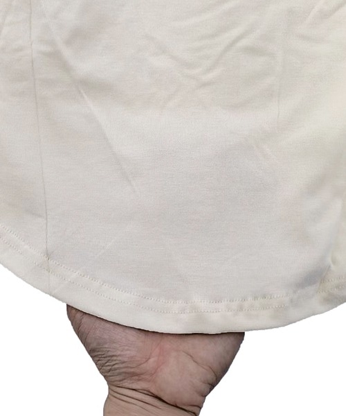 Amulet(アミュレット)の「プレス加工デザインTシャツ(Tシャツ/カットソー・レディース・ライトグレー/ホワイト/ピンク/ダークグレー/ブラック/カーキ/アイボリー・XL/L/M)」の21枚目の写真