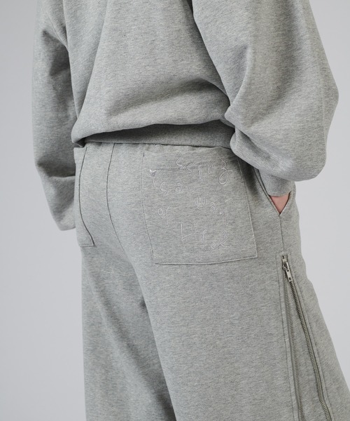ONCILY（オンシェリー）の「2WAY ZIP SWEAT PANTS / 2ウェイジップ
