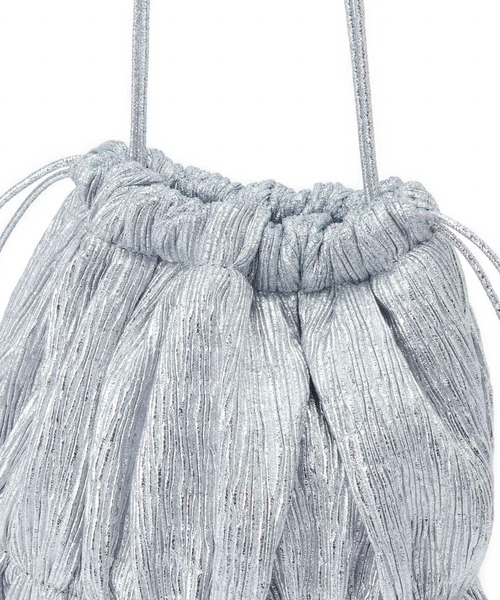 ROPE' PICNIC（ロペピクニック）の「メタリックワンハンドルシャーリングミドルバッグ（ショルダーバッグ・レディース・シルバー/ブラック系その他2・FREE）」の9枚目の写真