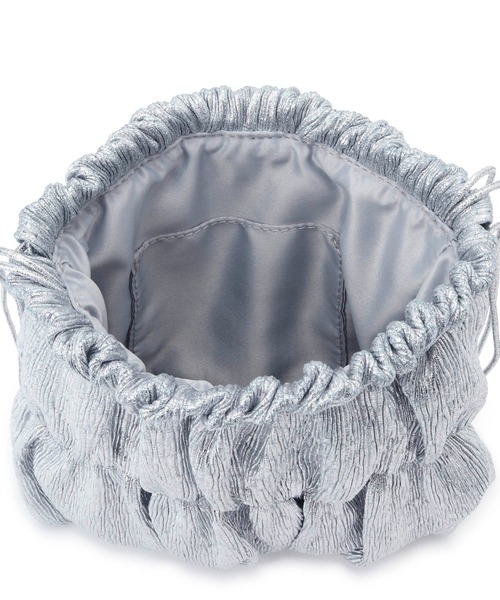 ROPE' PICNIC（ロペピクニック）の「メタリックワンハンドルシャーリングミドルバッグ（ショルダーバッグ・レディース・シルバー/ブラック系その他2・FREE）」の11枚目の写真