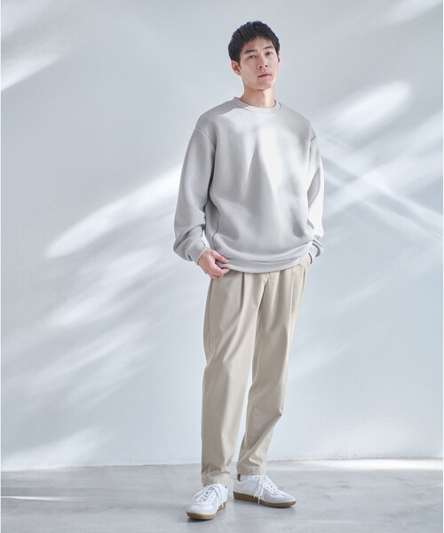 green label relaxing（グリーンレーベルリラクシング）の「ソフトダンボール クルーネック カットソー（Tシャツ/カットソー・メンズ・ダークグレー/ケリー/ダークブラウン/ライトグレー・S/M/L/XL）」の5枚目の写真