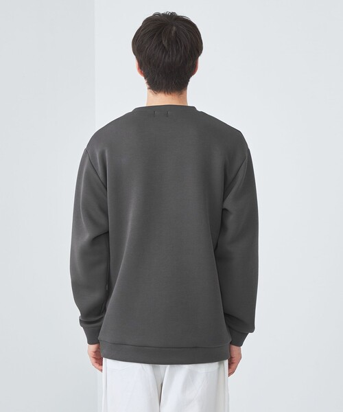 green label relaxing（グリーンレーベルリラクシング）の「ソフトダンボール クルーネック カットソー（Tシャツ/カットソー・メンズ・ダークグレー/ケリー/ダークブラウン/ライトグレー・S/M/L/XL）」の13枚目の写真