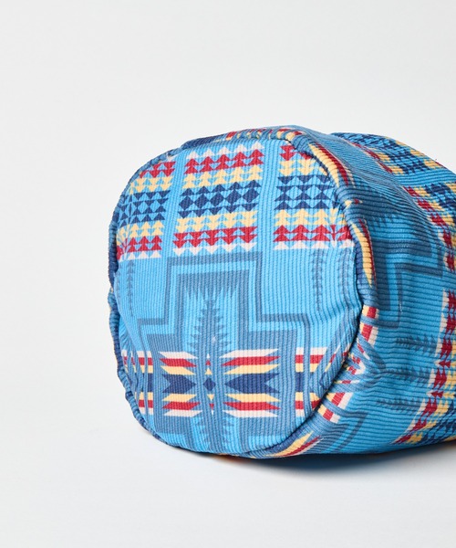 PENDLETON(ペンドルトン)の「【 PENDLETON / ペンドルトン 】コーデュロイ ドローバック 巾着バックCORDUROY DRAW BAG(ショルダーバッグ・レディース・オフホワイト/ブラック/ブルー・FREE)」の19枚目の写真