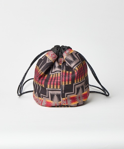 PENDLETON(ペンドルトン)の「【 PENDLETON / ペンドルトン 】コーデュロイ ドローバック 巾着バックCORDUROY DRAW BAG(ショルダーバッグ・レディース・オフホワイト/ブラック/ブルー・FREE)」の14枚目の写真