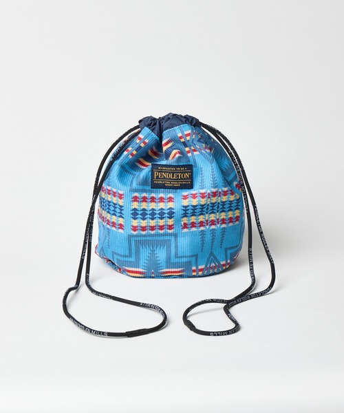 PENDLETON(ペンドルトン)の「【 PENDLETON / ペンドルトン 】コーデュロイ ドローバック 巾着バックCORDUROY DRAW BAG(ショルダーバッグ・レディース・オフホワイト/ブラック/ブルー・FREE)」の15枚目の写真