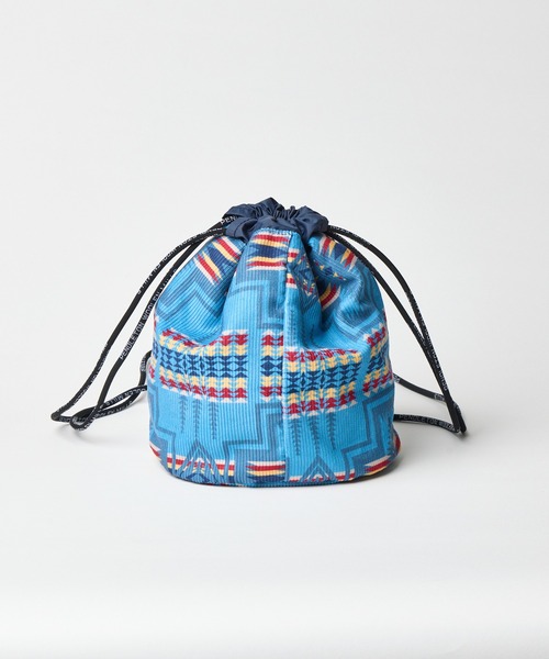 PENDLETON(ペンドルトン)の「【 PENDLETON / ペンドルトン 】コーデュロイ ドローバック 巾着バックCORDUROY DRAW BAG(ショルダーバッグ・レディース・オフホワイト/ブラック/ブルー・FREE)」の16枚目の写真