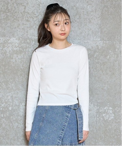 LOHEN /ローヘン　ミラノリブクロップドニット23SS /ホワイト ローヘン lohen ミラノリブクロップドニット 白 ホワイト 新品未使用