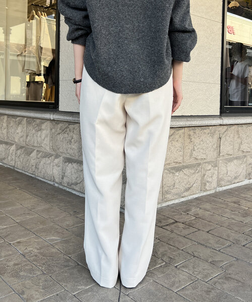 Chez toi(シェトワ)の「2タックワイドパンツ(その他パンツ・レディース・チャコールグレー/ブラック/アイボリー・FREE)」の16枚目の写真