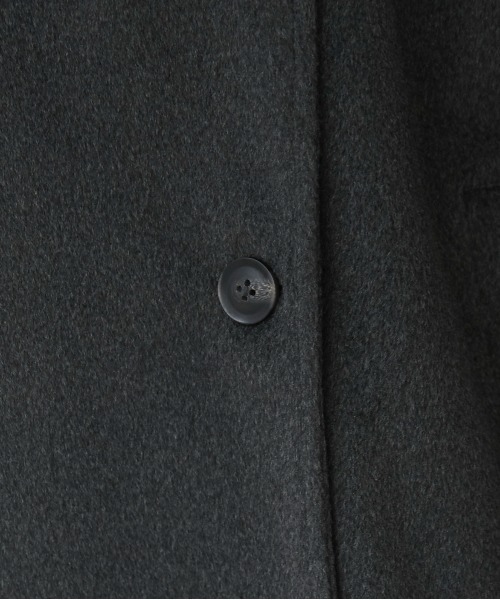 ANGIE（アンジー）の「フェイクウール ミドル コクーンコート（ピーコート・レディース・ダークグレー/ブラック系その他/アイボリー/ブラック・FREE）」の21枚目の写真