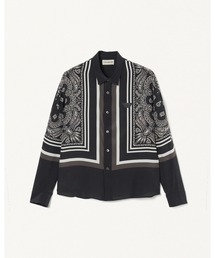 FORSOMEONE | FORSOMEONE BND TEX SHIRT SILK(シャツ/ブラウス)