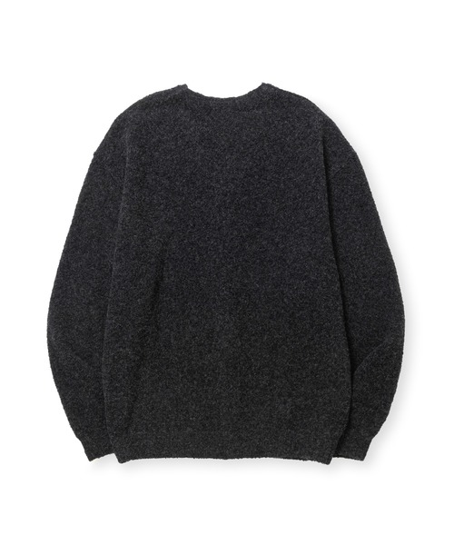 CALEE(キャリー)の「× EYYA KNIT BOUCLE KNIT CARDIGAN(カーディガン/ボレロ・メンズ・ブラウン/ブラック・LARGE/MEDIUM/X-LARGE)」の3枚目の写真