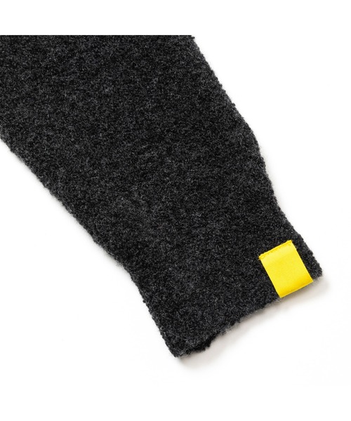 CALEE(キャリー)の「× EYYA KNIT BOUCLE KNIT CARDIGAN(カーディガン/ボレロ・メンズ・ブラウン/ブラック・LARGE/MEDIUM/X-LARGE)」の7枚目の写真