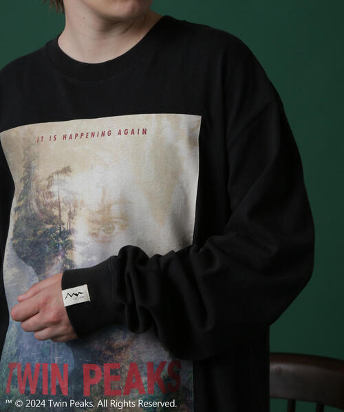 MANASTASH(マナスタッシュ)の「MANASTASH/マナスタッシュ TWIN PEAKS L/S TEE 02 ツイン・ピークス ロングスリーブTシャツ 02(Tシャツ/カットソー・メンズ・ホワイト/ブラック/ブラウン・M/L/XL/S)」の13枚目の写真