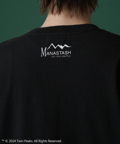 MANASTASH(マナスタッシュ)の「MANASTASH/マナスタッシュ TWIN PEAKS L/S TEE 02 ツイン・ピークス ロングスリーブTシャツ 02(Tシャツ/カットソー・メンズ・ホワイト/ブラック/ブラウン・M/L/XL/S)」の15枚目の写真