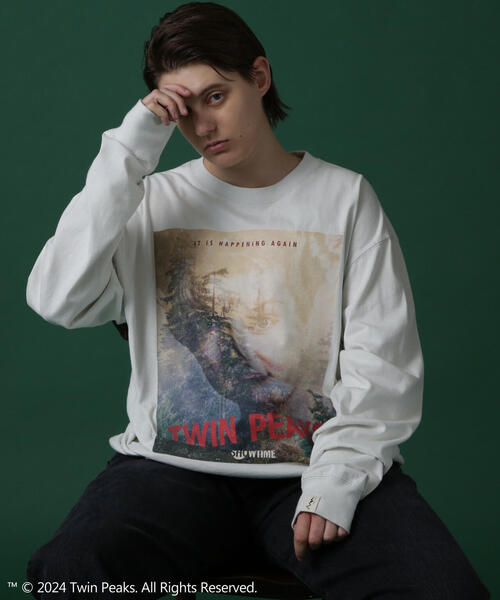 MANASTASH(マナスタッシュ)の「MANASTASH/マナスタッシュ TWIN PEAKS L/S TEE 02 ツイン・ピークス ロングスリーブTシャツ 02(Tシャツ/カットソー・メンズ・ホワイト/ブラック/ブラウン・M/L/XL/S)」の17枚目の写真