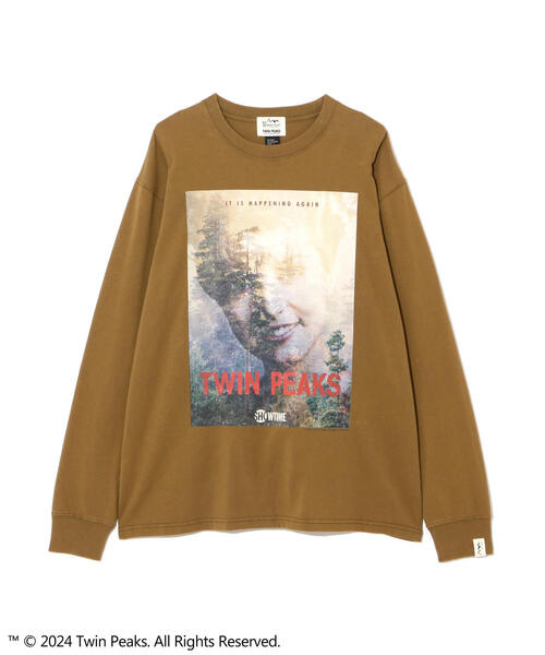 MANASTASH(マナスタッシュ)の「MANASTASH/マナスタッシュ TWIN PEAKS L/S TEE 02 ツイン・ピークス ロングスリーブTシャツ 02(Tシャツ/カットソー・メンズ・ホワイト/ブラック/ブラウン・M/L/XL/S)」の5枚目の写真
