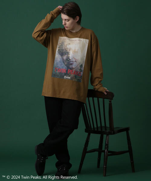 MANASTASH(マナスタッシュ)の「MANASTASH/マナスタッシュ TWIN PEAKS L/S TEE 02 ツイン・ピークス ロングスリーブTシャツ 02(Tシャツ/カットソー・メンズ・ホワイト/ブラック/ブラウン・M/L/XL/S)」の6枚目の写真