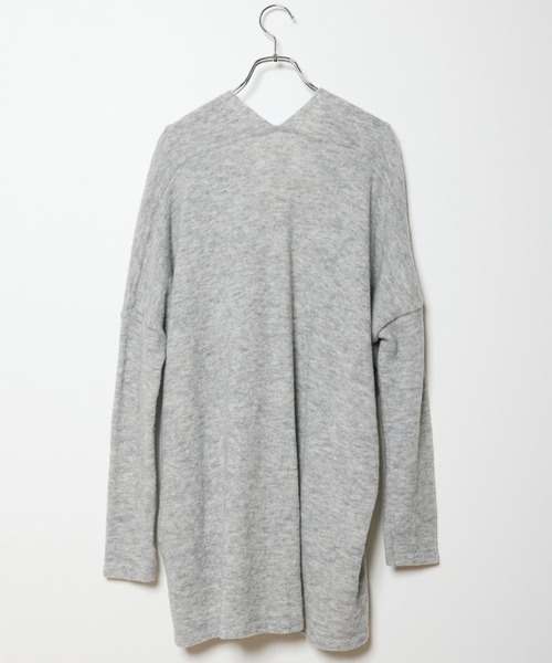 INED CLARO（イネドクラロ）の「フェアリーブークレカーディガン（カーディガン/ボレロ・レディース・ベージュ/グレー・フリー）」の19枚目の写真