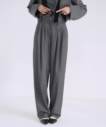 パンツ CLANE TWO TUCK KNIT TAPERED PANTS CLANEクラネ☆TWO TUCK KNIT TAPERED PANTS