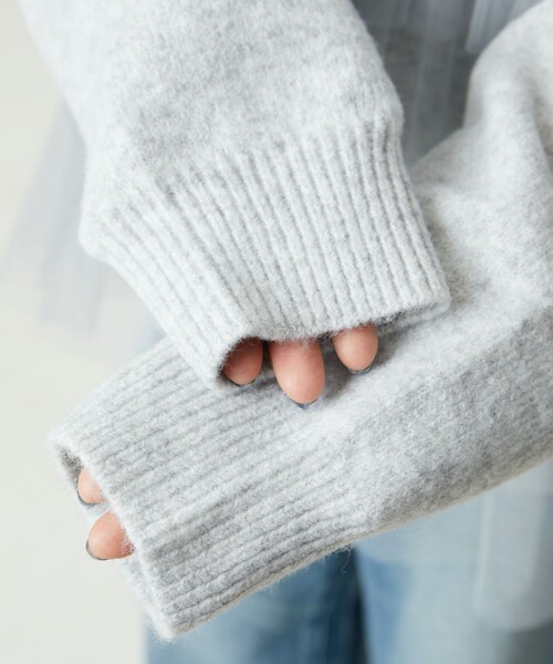セール】限定展開 チュール ドッキング ニット プルオーバー
