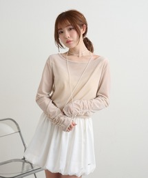 RAY CASSIN | 柄シアーインナー(Tシャツ/カットソー)
