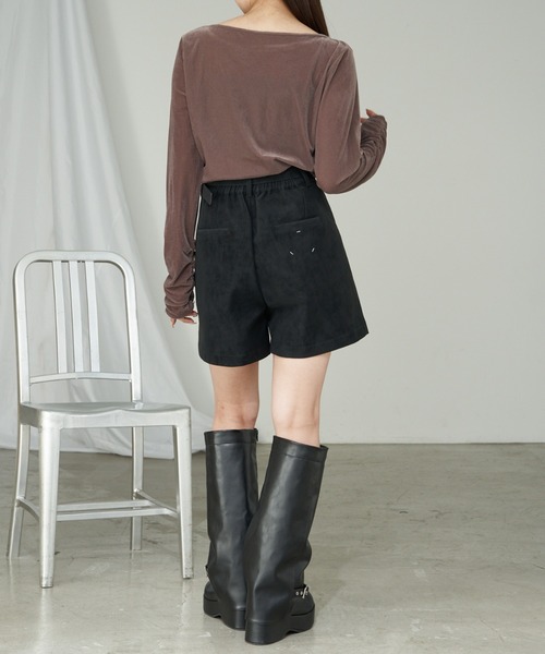 RAY CASSIN(レイカズン)の「【万能アイテム】柄シアーインナー / ベロア / 花柄(Tシャツ/カットソー・レディース・チャコールグレー/アイボリー/ブラック系その他2/ベージュ系その他2・FREE)」の15枚目の写真