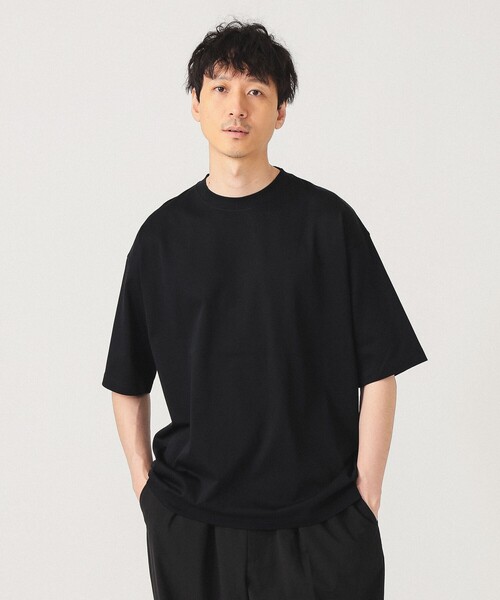 BEAMS(ビームス)の「BEAMS / ルーズ シルケットTシャツ(Tシャツ/カットソー・メンズ・ブラック/ホワイト系その他6/ライトグレー・XL/L/M/S)」の1枚目の写真