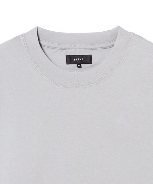 BEAMS(ビームス)の「BEAMS / ルーズ シルケットTシャツ(Tシャツ/カットソー・メンズ・ブラック/ホワイト系その他6/ライトグレー・XL/L/M/S)」の12枚目の写真