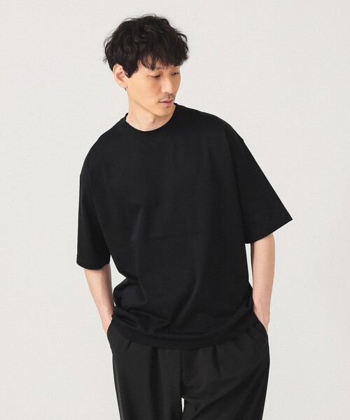 BEAMS(ビームス)の「BEAMS / ルーズ シルケットTシャツ(Tシャツ/カットソー・メンズ・ブラック/ホワイト系その他6/ライトグレー・XL/L/M/S)」の22枚目の写真