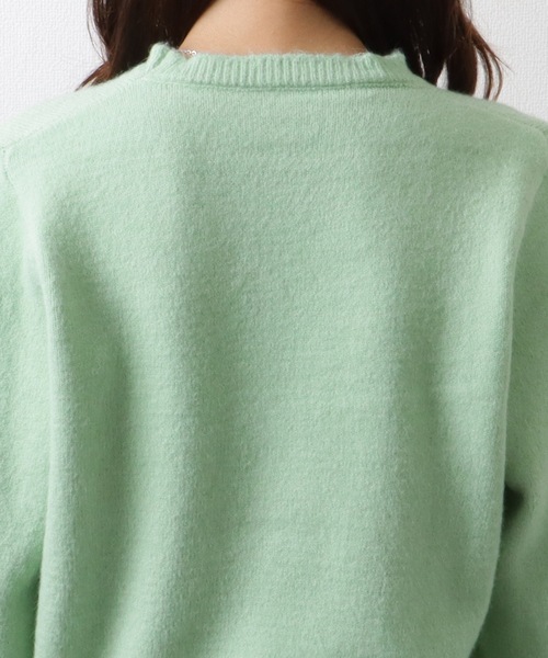 Lace Ladies(レースレディース)の「ストロベリー モチーフ付き クルーネック ケーブル ニット プルオーバー(ニット/セーター・レディース・ホワイト/ピンク/ミント・FREE)」の21枚目の写真