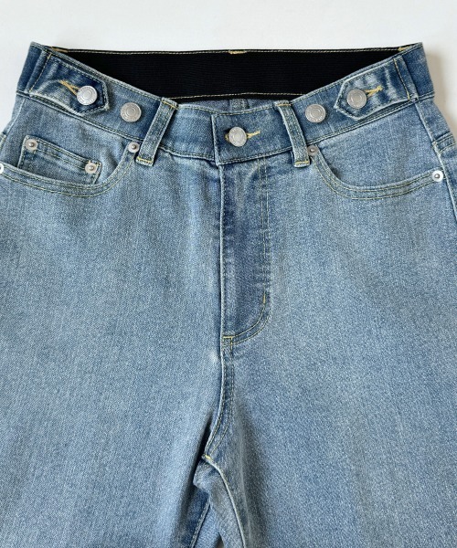 SELECT LEVERY(セレクトリベリー)の「リサイクルデニムわがままフィットスキニーパンツ(デニムパンツ・レディース・ライトブルー/ブルー/ネイビー/ブラック・SMALL/MEDIUM/LARGE/X-LARGE)」の19枚目の写真