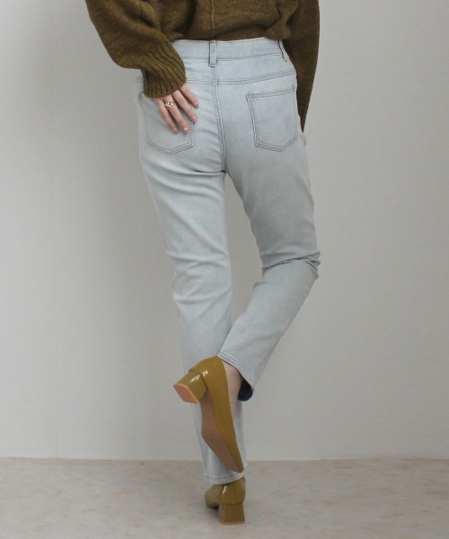 SELECT LEVERY(セレクトリベリー)の「リサイクルデニムわがままフィットスキニーパンツ(デニムパンツ・レディース・ライトブルー/ブルー/ネイビー/ブラック・SMALL/MEDIUM/LARGE/X-LARGE)」の11枚目の写真