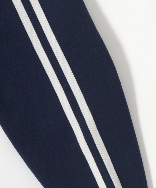 Salong hameu（サロン ハミュー）の「サッカーユニフォームデザイン ゲームシャツ風ウォッシャブルニット ジップブルゾン メンズ レディース ユニセックス/トラックジャケット（ニット/セーター・メンズ・オフホワイト/ブラック/ネイビー・M/L/LL）」の15枚目の写真