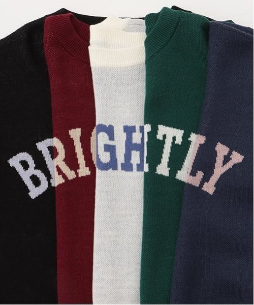 LOVETOXIC（ラブトキシック）の「【GOODPRICE】ジャガードクロップドニット（ニット/セーター・キッズ・ブラウン/ピンク/グリーン/ネイビー/ホワイト/トップグレー/オフホワイト/エンジ/ブラック/サックスブルー・S/M/L）」の20枚目の写真