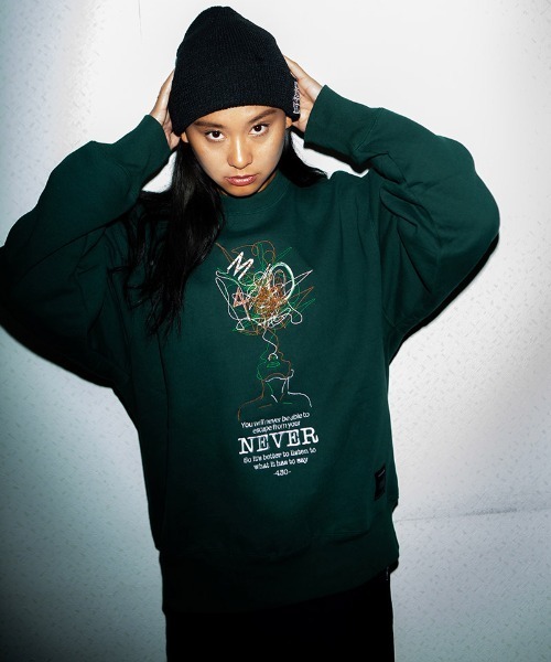 430（フォーサーティ）の「mko12479-PAPER RIB BEANIE ビーニー ニット帽（ニットキャップ/ビーニー・メンズ・ブラック/グレイッシュベージュ/カーキ/ネイビー・FREE）」の7枚目の写真