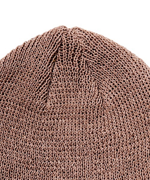 430（フォーサーティ）の「mko12479-PAPER RIB BEANIE ビーニー ニット帽（ニットキャップ/ビーニー・メンズ・ブラック/グレイッシュベージュ/カーキ/ネイビー・FREE）」の9枚目の写真