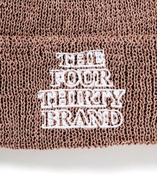 430（フォーサーティ）の「mko12479-PAPER RIB BEANIE ビーニー ニット帽（ニットキャップ/ビーニー・メンズ・ブラック/グレイッシュベージュ/カーキ/ネイビー・FREE）」の10枚目の写真