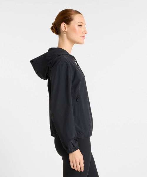 NEW BALANCE（ニューバランス）の「ストレッチウーブンジャケット（パーカー・レディース・ブラック/ミント/サンドグレー・SMALL/MEDIUM/LARGE）」の4枚目の写真