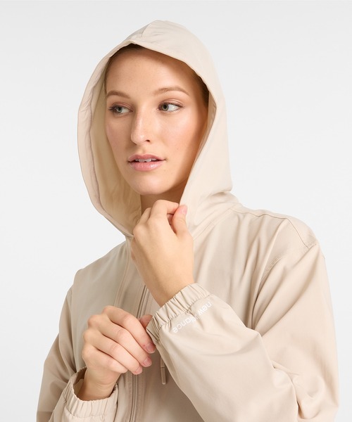 NEW BALANCE（ニューバランス）の「ストレッチウーブンジャケット（パーカー・レディース・ブラック/ミント/サンドグレー・SMALL/MEDIUM/LARGE）」の12枚目の写真