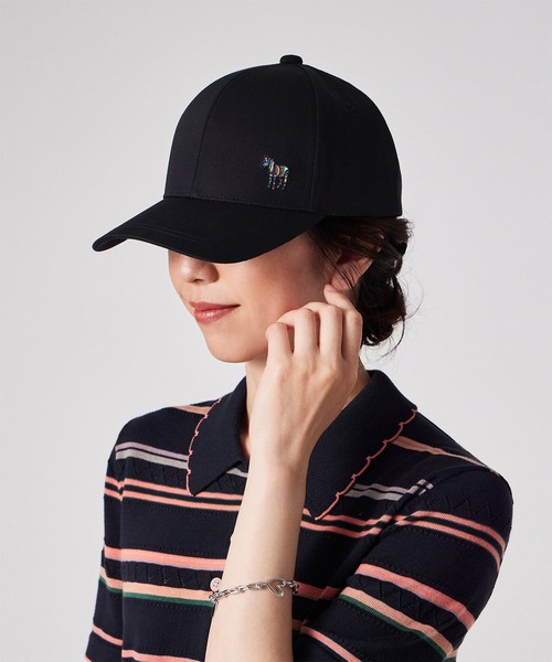 ウィメンズ “Sports Stripe Zebra” ワンポイント ベースキャップ
