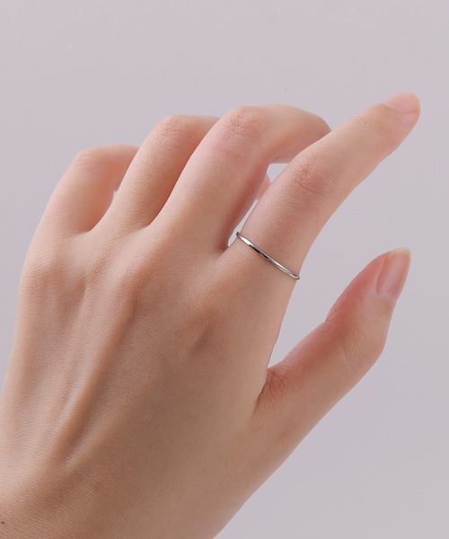 ABBEY MARKET(アビーマーケット)の「【金属アレルギー対応】サージカルステンレス 1mm 3mm 6mm シンプルリング 18金コーティング ニッケルフリー(リング・レディース・シルバー系その他/ゴールド系その他/シルバー系その他2/ゴールド系その他2/シルバー/ゴールド・9号/11号/14号)」の2枚目の写真