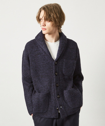 ABAHOUSE | 【メランジ】畦編みショールカラーカーディガン(カーディガン/ボレロ)