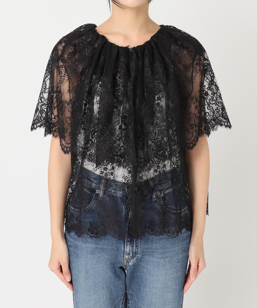 plage(プラージュ)の「Lace Gilet ブラウス(シャツ/ブラウス・レディース・ホワイト/ブラック・FREE)」の16枚目の写真