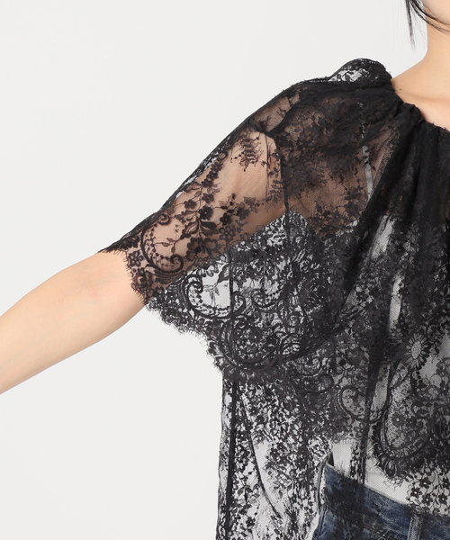 plage(プラージュ)の「Lace Gilet ブラウス(シャツ/ブラウス・レディース・ホワイト/ブラック・FREE)」の21枚目の写真