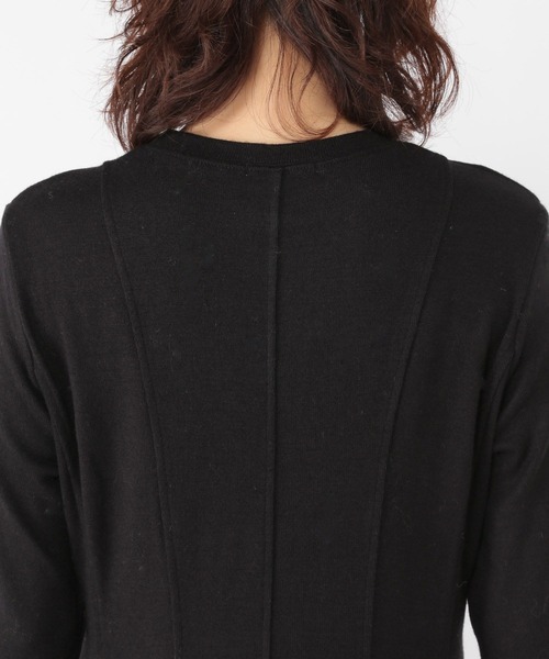 studio CLIP(スタディオクリップ)の「切り替えフレアワンピース(ワンピース・レディース・ブラック/カーキ・FREE)」の15枚目の写真