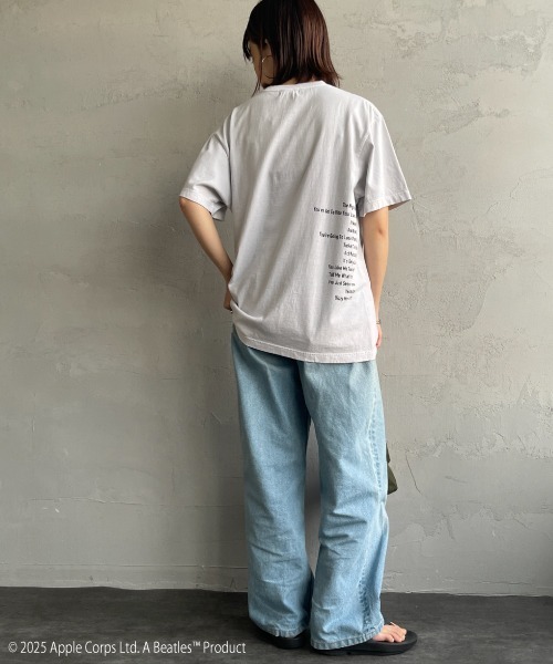 グッドロックスピード　ビートルズ　半袖Tシャツ　プリント　白　ホワイト　古着 グッドロックスピード GOOD ROCK SPEED バンドTシャツ THE