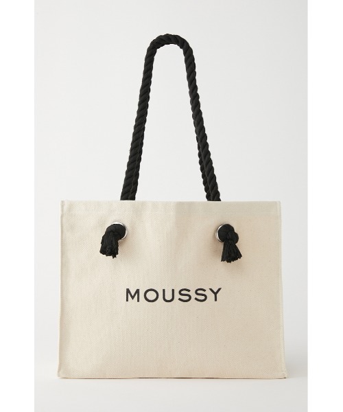 MOUSSY（マウジー）の「MOUSSY SOUVENIR ショッパー（トートバッグ・レディース・ブラック/ホワイト・FREE）」の16枚目の写真